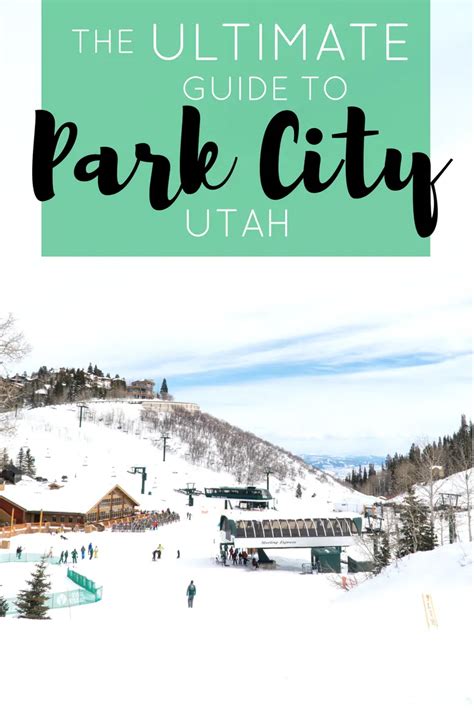 park city utah visitor guide.